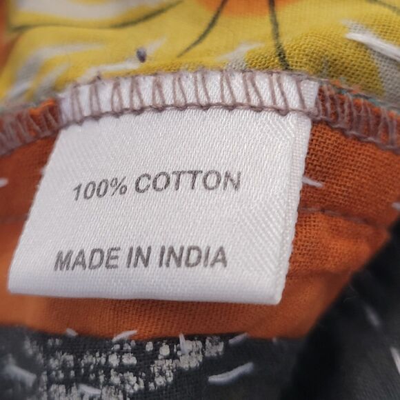 Karma Nepal Craft 100% Cotton Stitched Pattern Shorts With Pockets Free Size - Picture 12 of 12